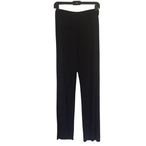 Folio Saks Fifth Avenue Women Black Casual Lounge Pants Size Small Shear